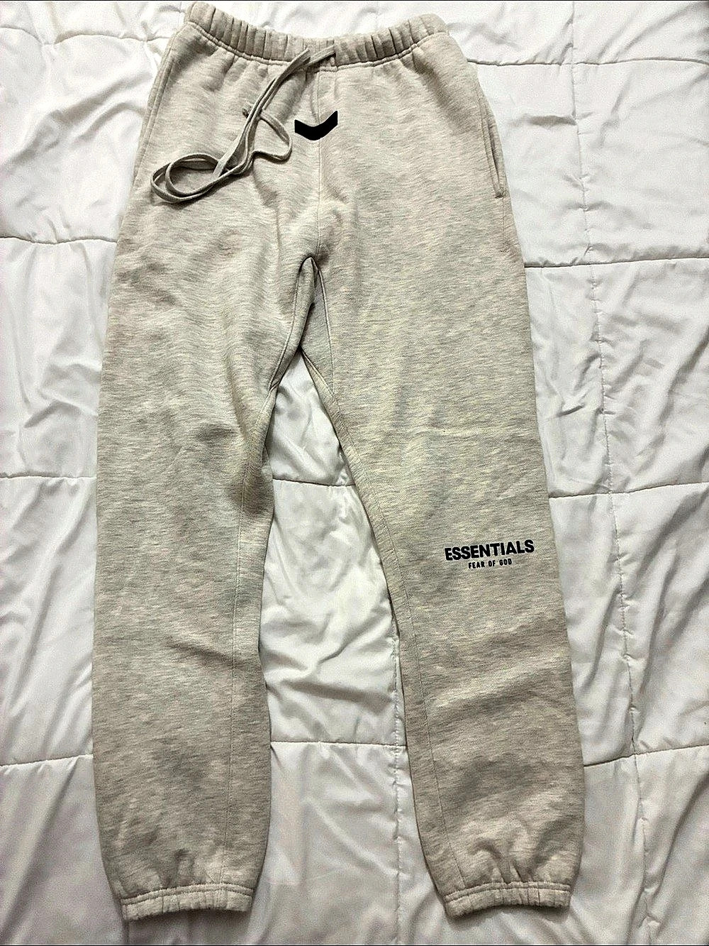 Fear of God ESSENTIALS fleece sweatpants Gray Small